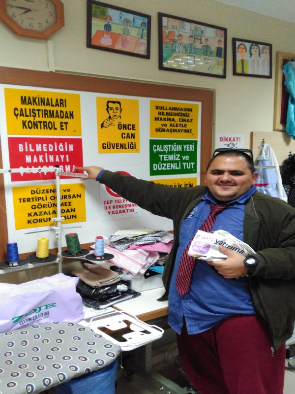 zmir Oemtek- 13.3.2017-KUR Meslek Edindirme Kurslar kapsamnda Bornova Hasan Tahsin .E.M.E.M de  sal ve Gvenlii dersi yapld.